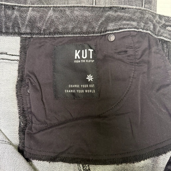 Kut From The Kloth - Reese High Rise Fab Ab Ankle Straight Leg, Size 10 - Picture 10 of 13